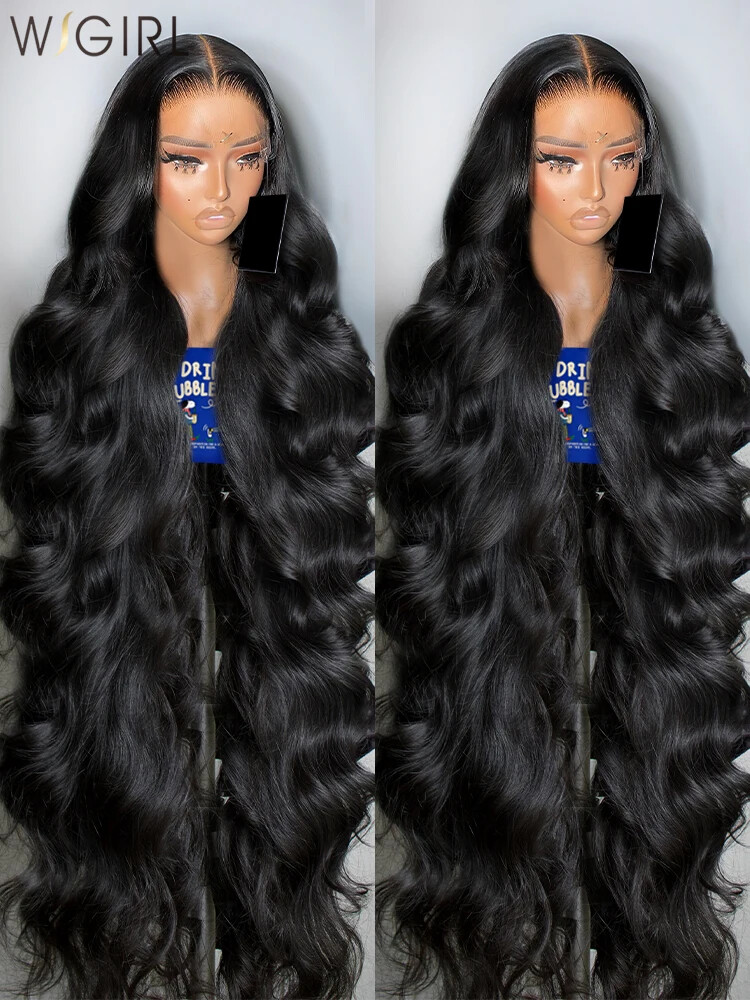 Body Wave HD Transparent 13x6 Lace Front Wig Remy Human Hair 13x4 Lace