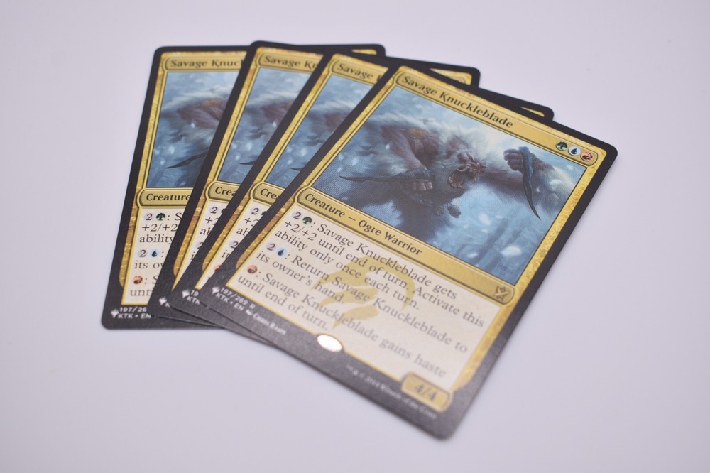 MTG-X4-The List-Savage Knuckleblade-197