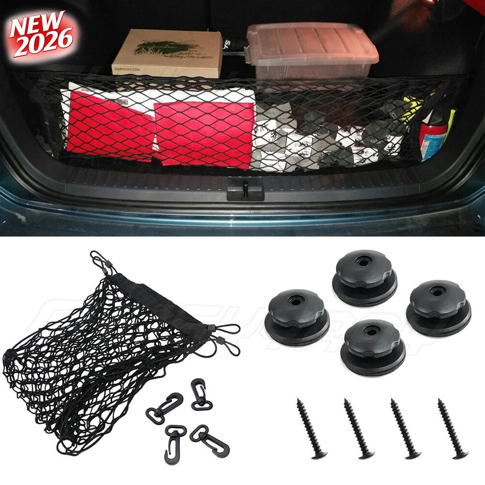 FITS ACURA RDX 2013-2022 1X Trunk Envelope Cargo Storage Nylon Net Plus Mounting