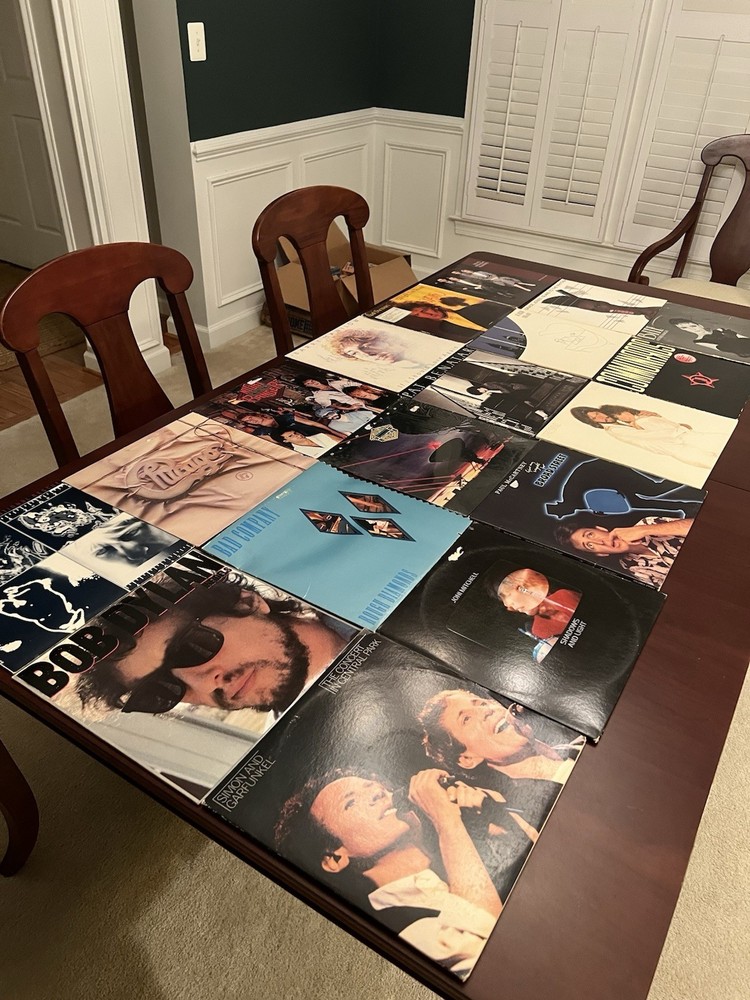 Lot of 20 Vintage Vinyls Various 80s Artists  See Description And Pics