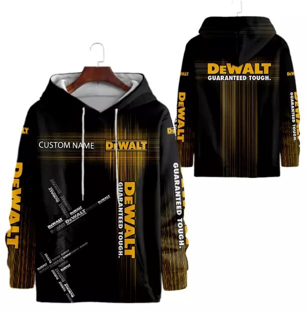 Personalized DewaltBeautiful Tools Black 3D Hoodie new