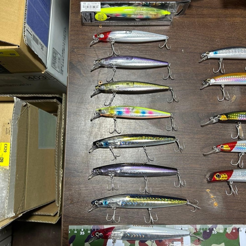 Shimano Megabass Seabass Lures 21pcs Unused Freshwater Saltwater