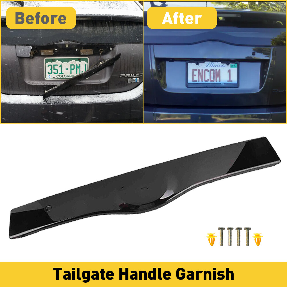 Fits For Toyota Prius 2004-2009 Rear Liftgate Tailgate Garnish Handle Trim Black