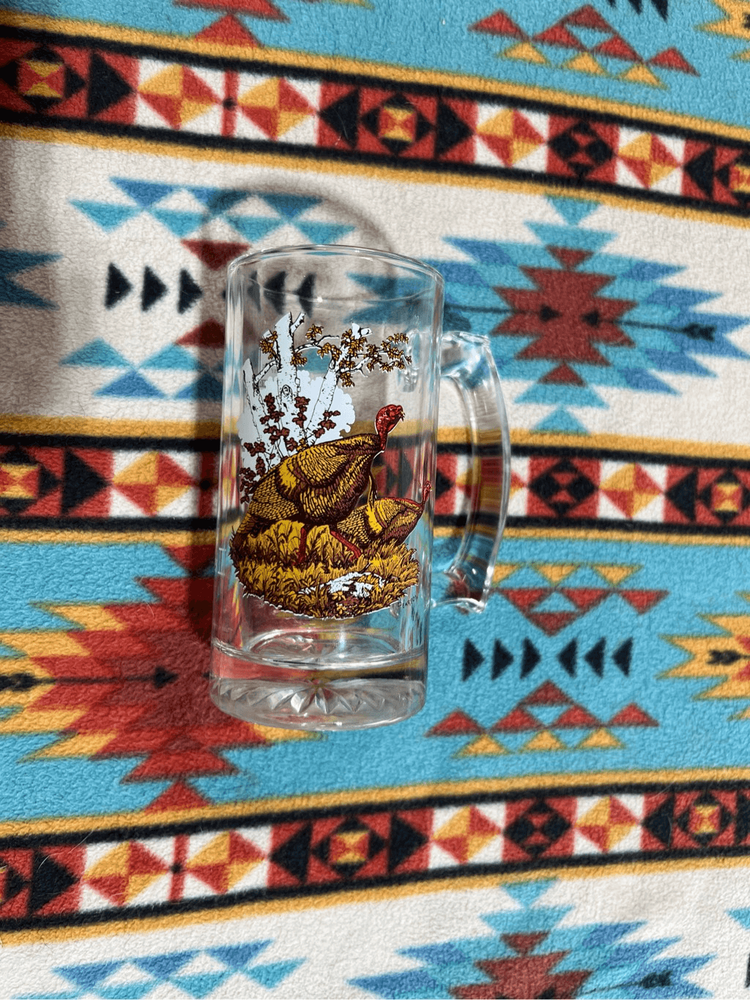 Vintage Schmidt Beer Series 2 Turkey Mug Collectible Glassware