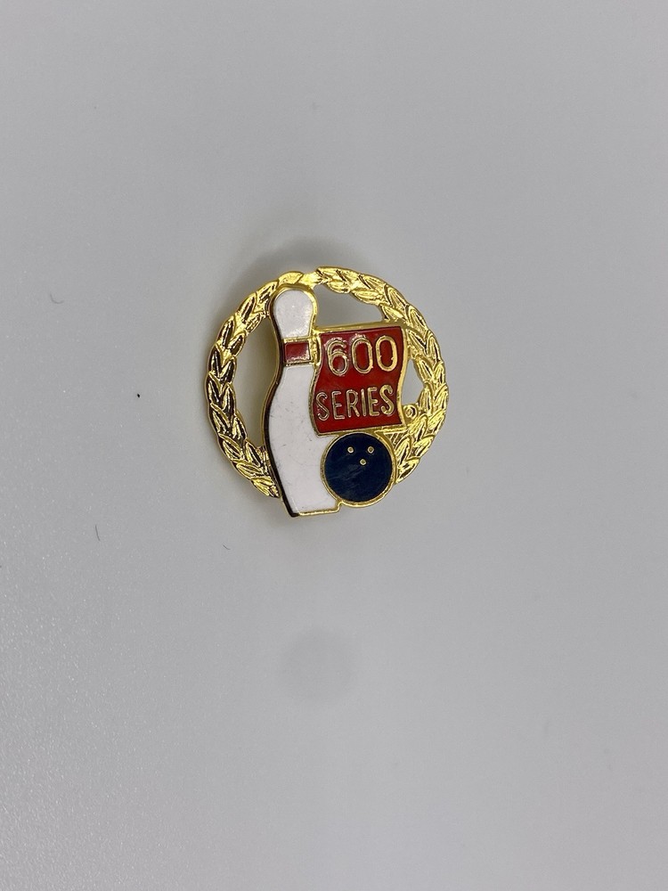 Vintage 600 Series Bowling Achievement Lapel Pin
