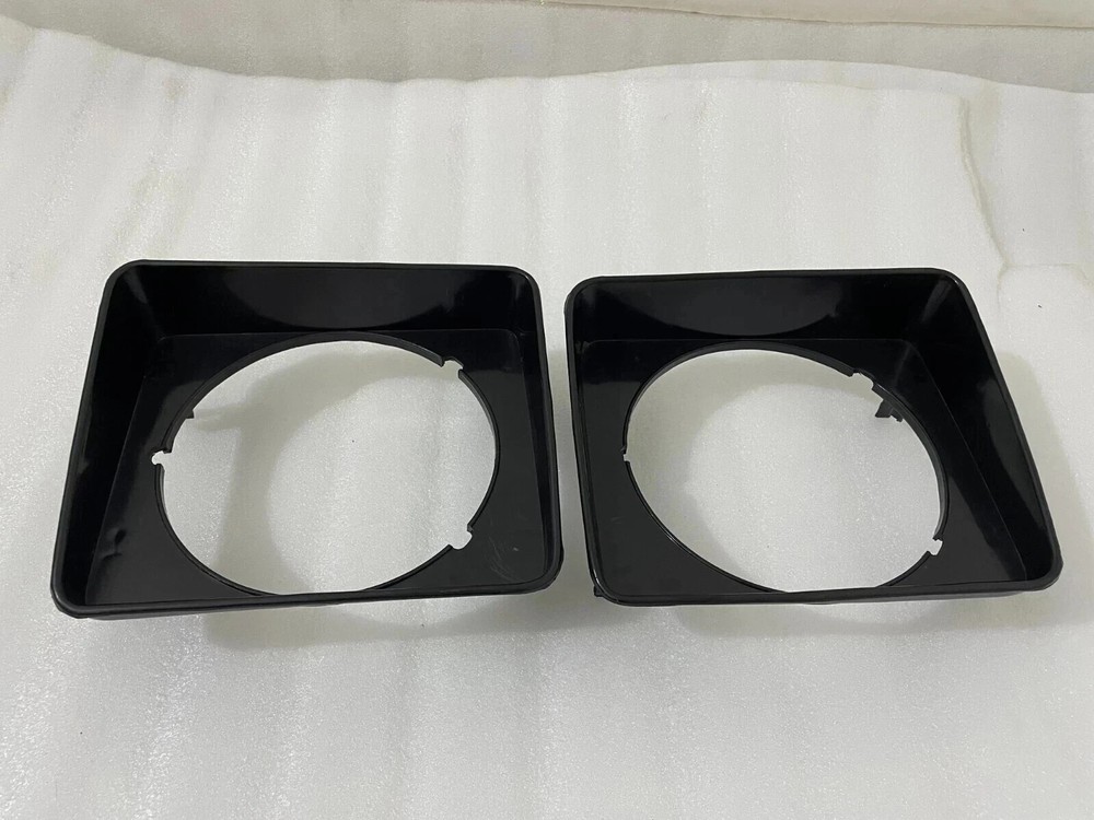 Suzuki Samurai Jimny Sierra SJ410 Headlamp Headlight Bezel Set Black |Fit