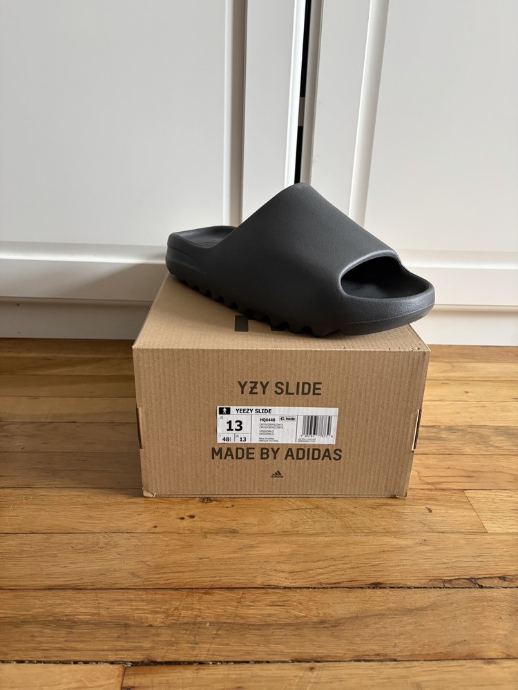 Size 13 - Adidas Yeezy Slide Onyx (100% AUTHENTIC FAST | FREE SHIPPING)