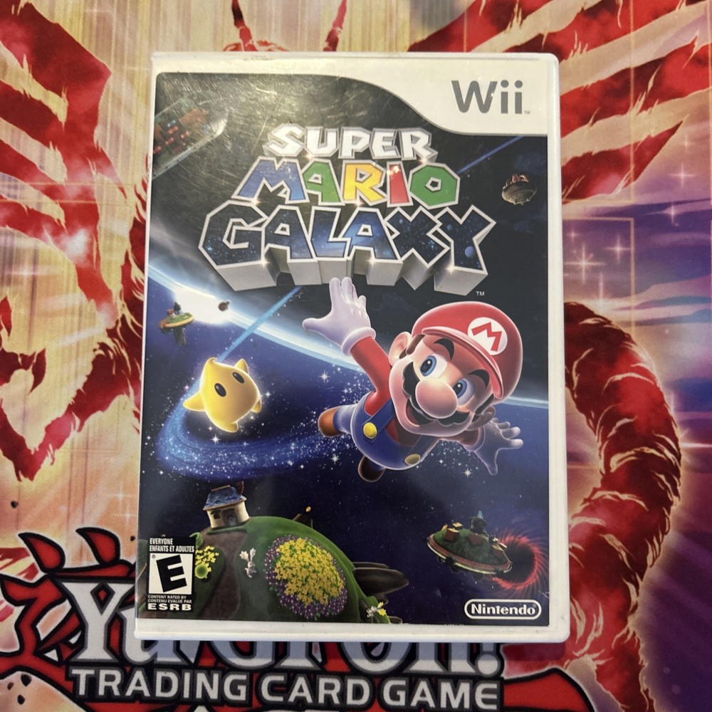 Super Mario Galaxy Nintendo Wii 2007 CIB Untested