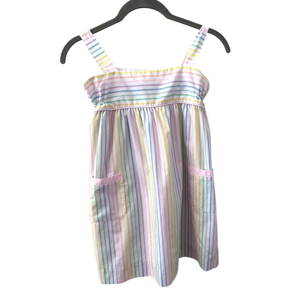 Beaufort Bonnet Millie Day Dress Rainbow Roller Skate Stripe Size 8