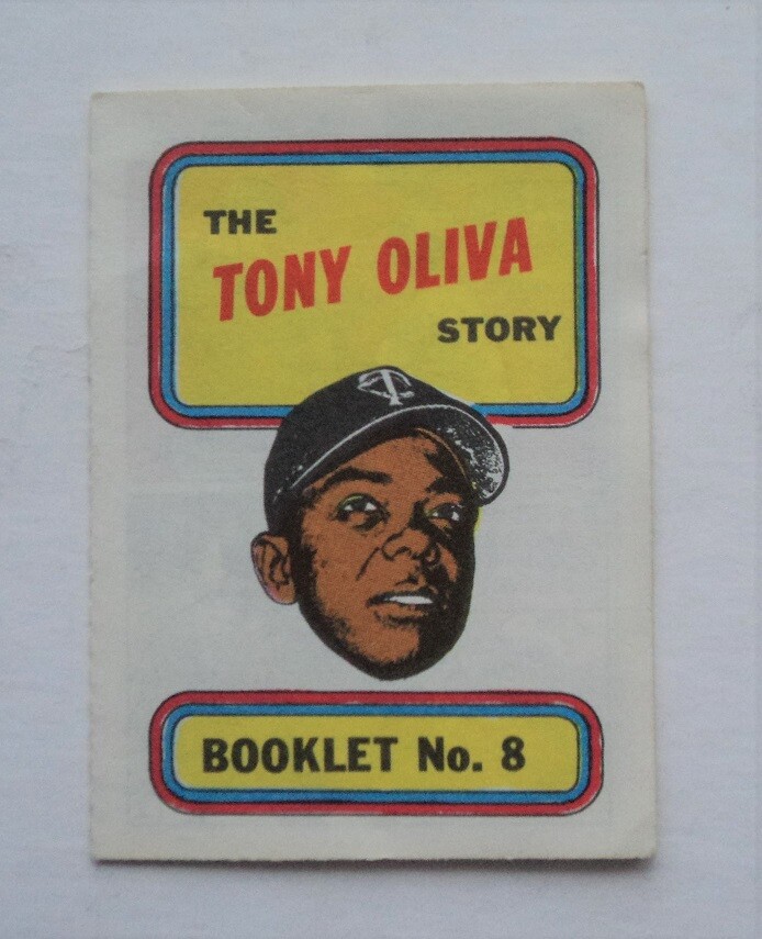 1970 Topps Booklets #8 Tony Oliva Twins - GEM MINT - FLASH SALE
