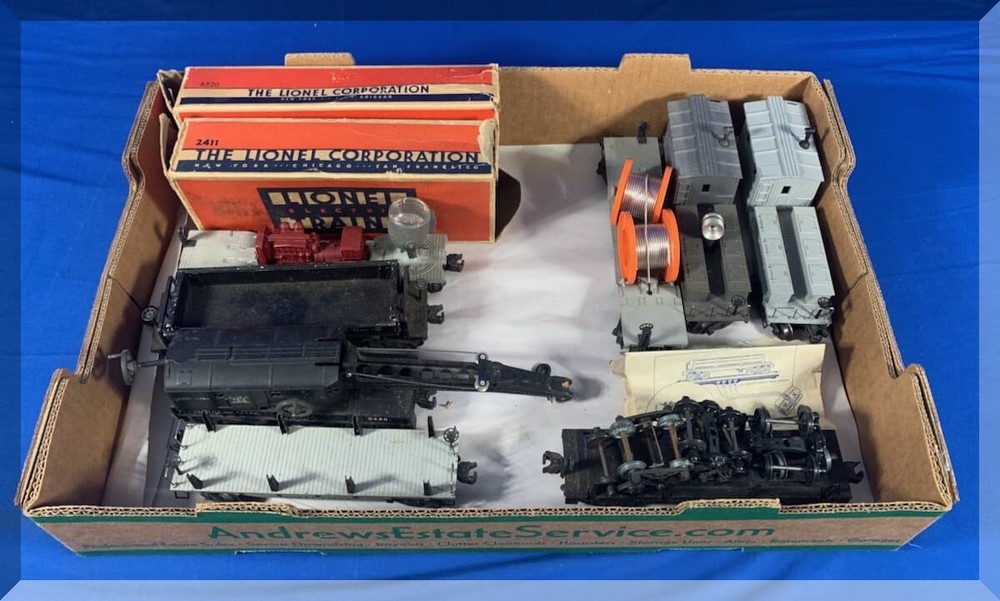 LIONEL MODEL TRAINS O-27 O-GAUGE PRE & POSTWAR OPERATING CAR LOT - FREE SHIPPING