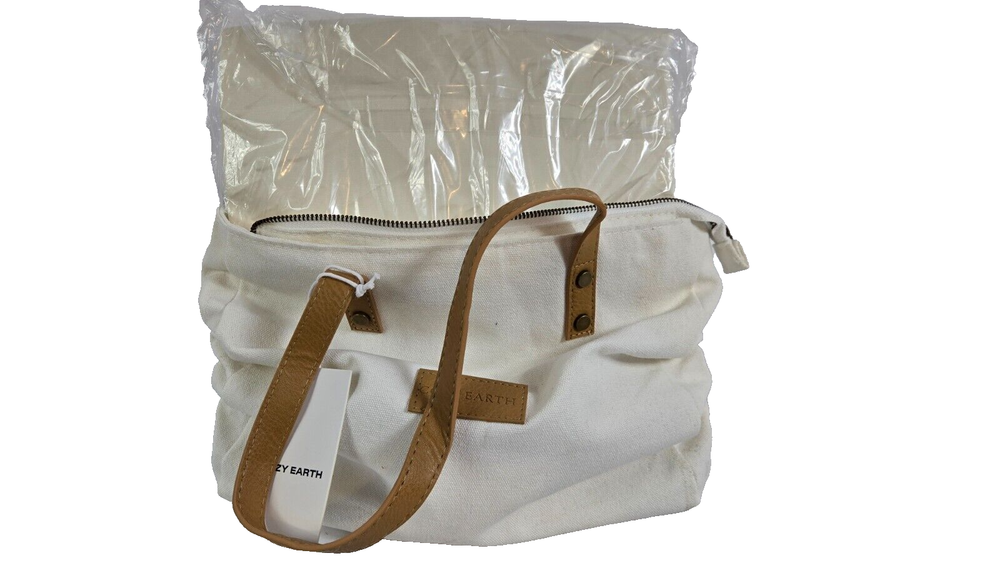 Cozy Earth Bamboo King Fitted Sheet in Creme with Free Canvas Bag