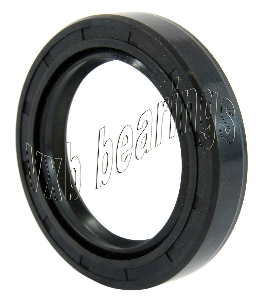 Oil and Grease Seal TC12.5x24.8x7 Rubber Covered Double Lip w/Garter Spring