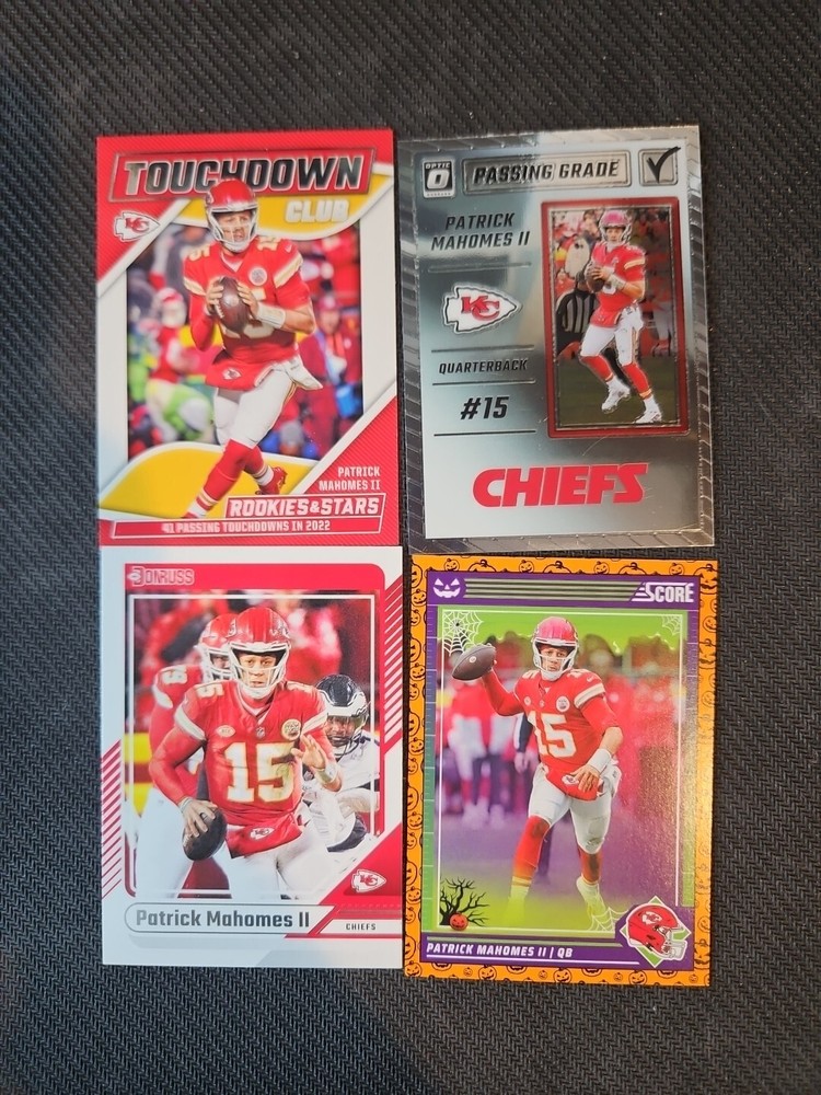 Patrick Mahomes II 4-Card Memorabilia Collection Set