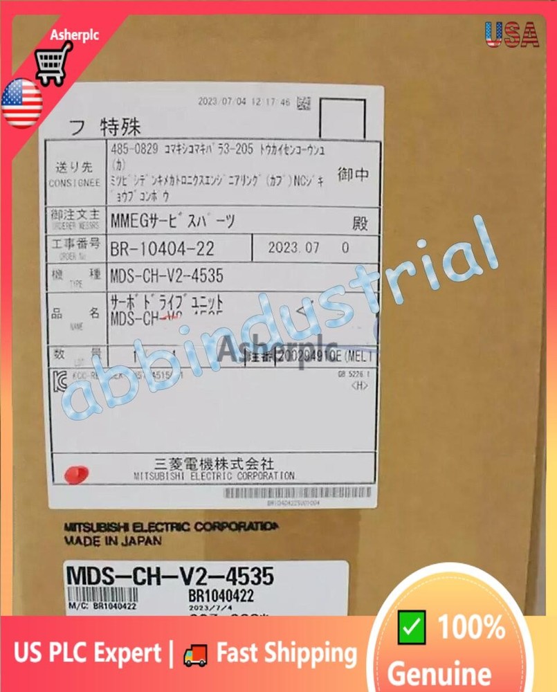 New Mitsubishi MDS-CH-V2-4535 Servo Drive