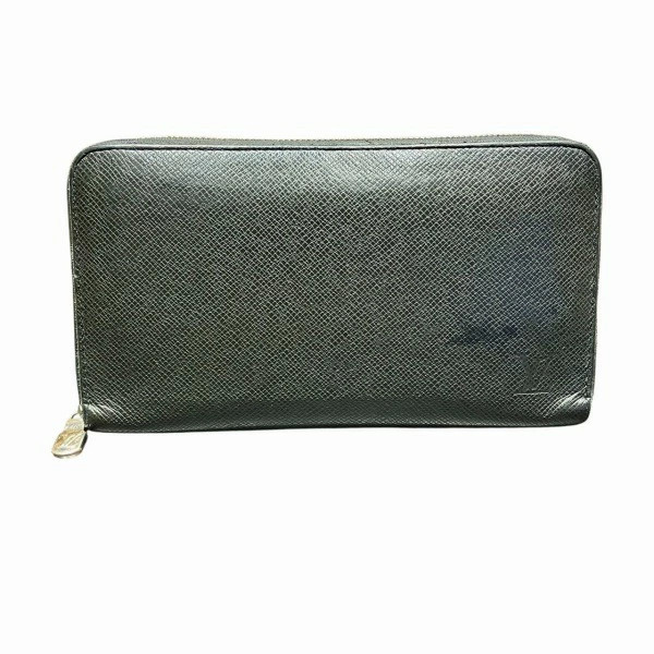 LOUIS VUITTON Taiga Zippy Organizer NM Wallet Men's Used