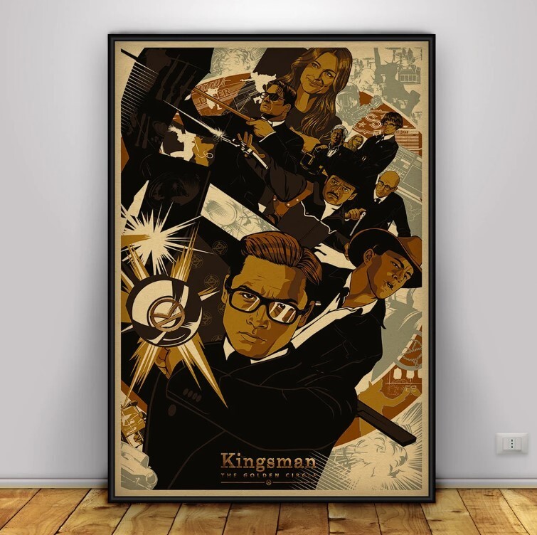 Kingsman Poster | Wall Art | Wall Prints | Home Decor | Kraft Paper Print 2