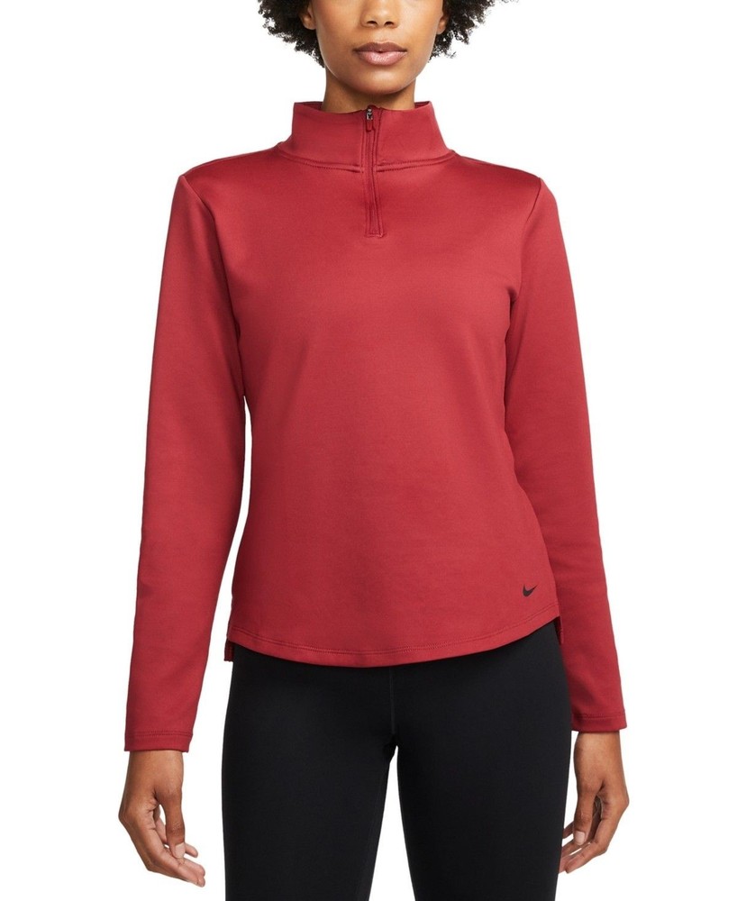 Nike Women's Sweatshirt Sz L Therma-FIT One Half Zip Top
