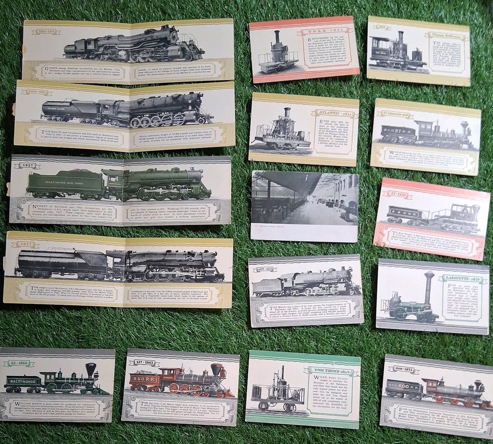 Vintage Early Postcard Lot Baltimore & Ohio Railroad Includes 16 Postcards