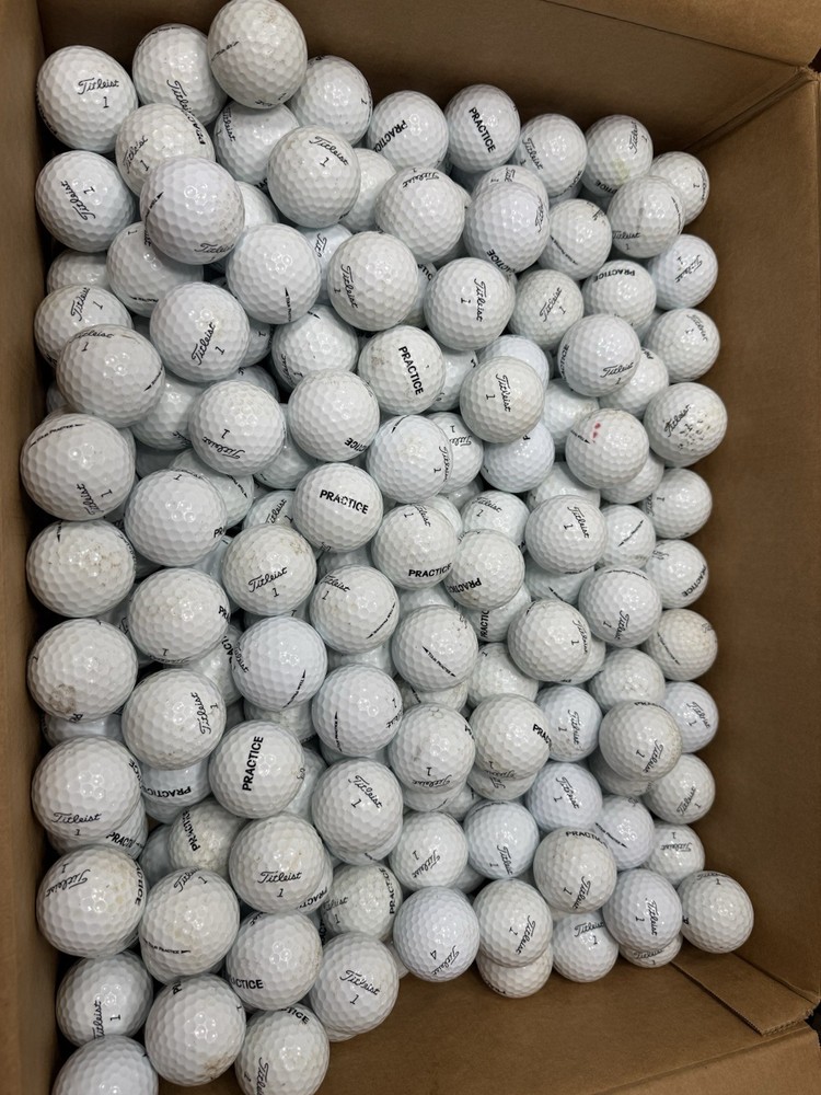 Bulk Lot of 260 Titleist Tour Speed Practice Used Golf Balls