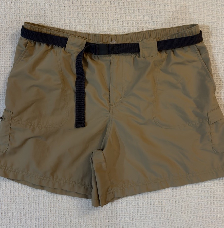 Columbia Women's Shorts XL Sandy River Cargo Tan Beige 6