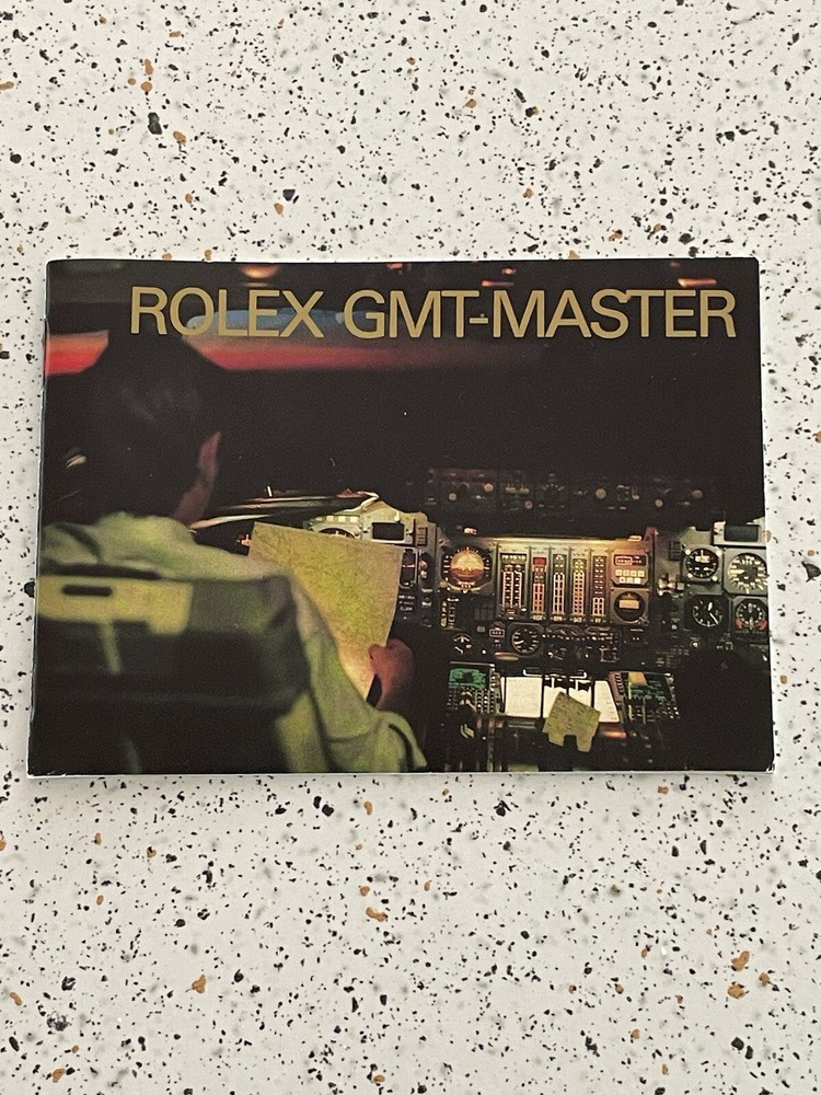 Rolex GMT Master Information And Instruction Booklet.
