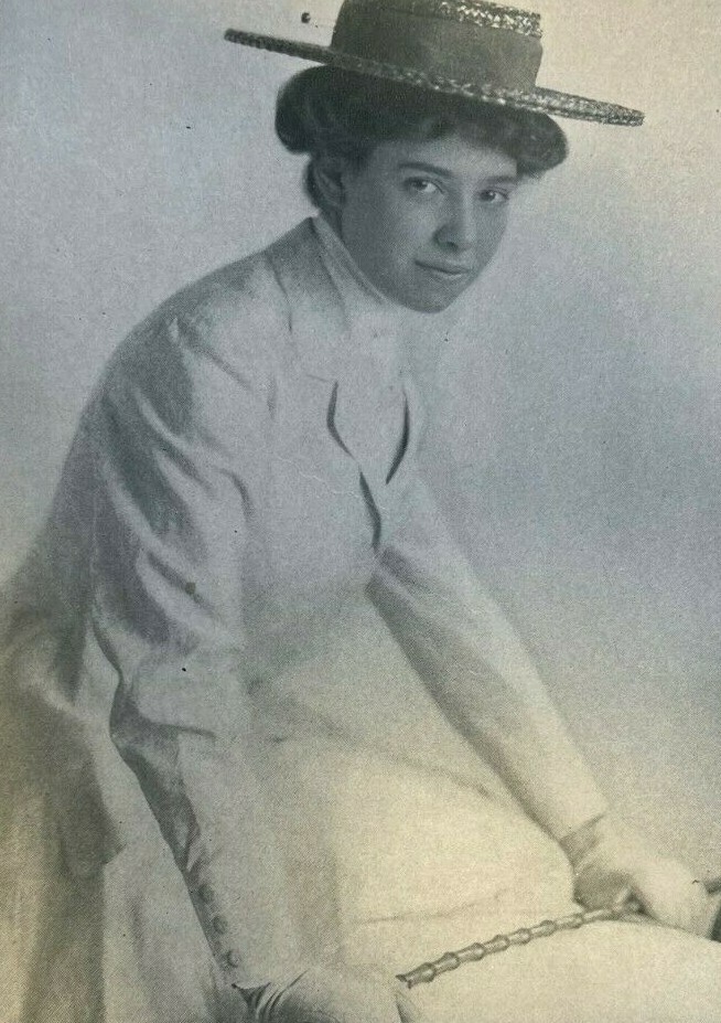 1909 Vintage Magazine Illustration Actress Frances Sayre