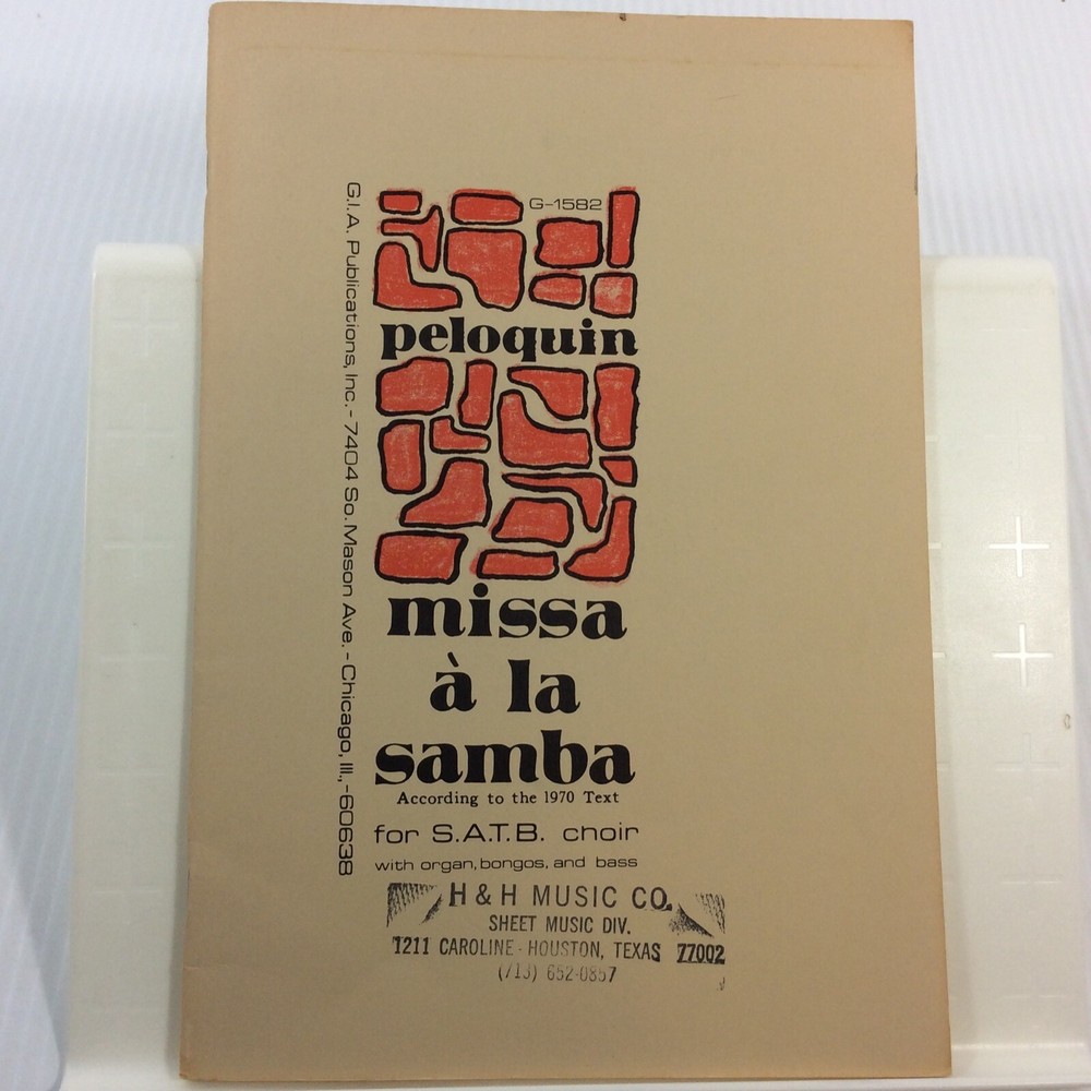 Missa a la Samba Peloquin SATB Choral Music Songbook