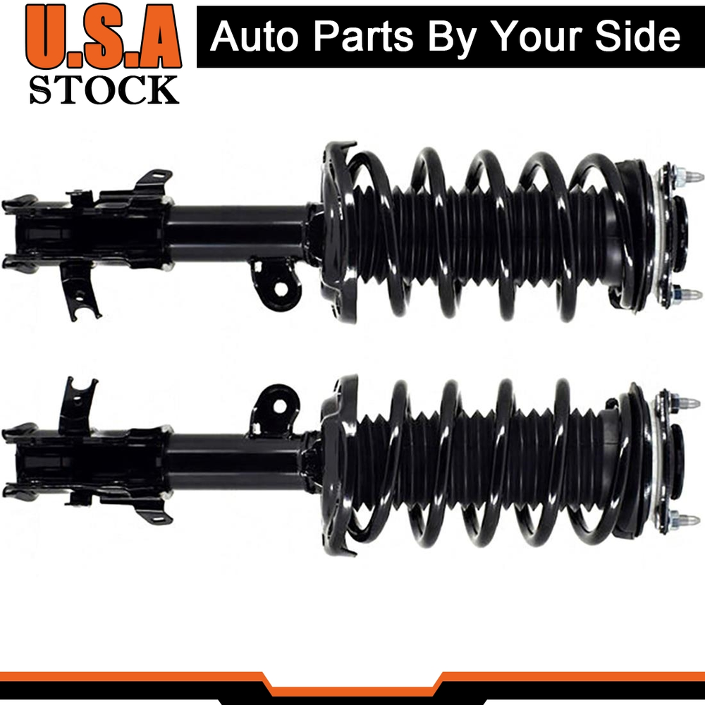 New OE Front Struts With Sway Bar For 2016-2021 Acura ILX 2.4L Lifetime Warranty