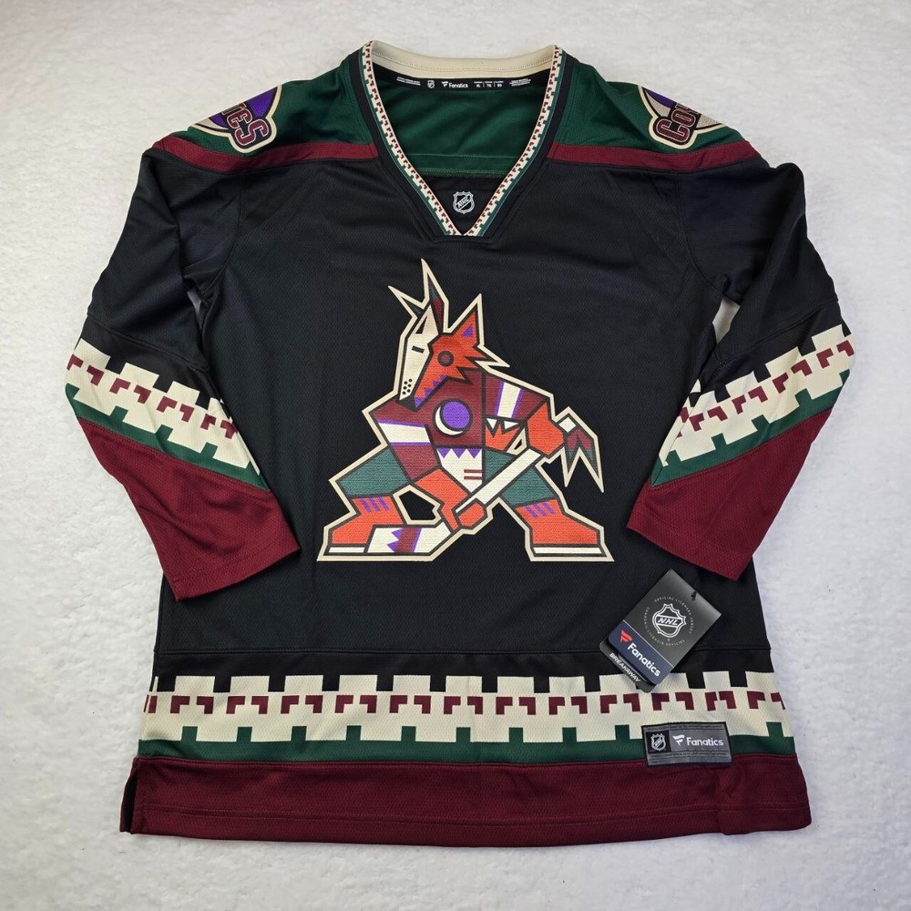 Arizona Coyotes Women’s XL Black Breakaway Hockey Jersey by Fanatics