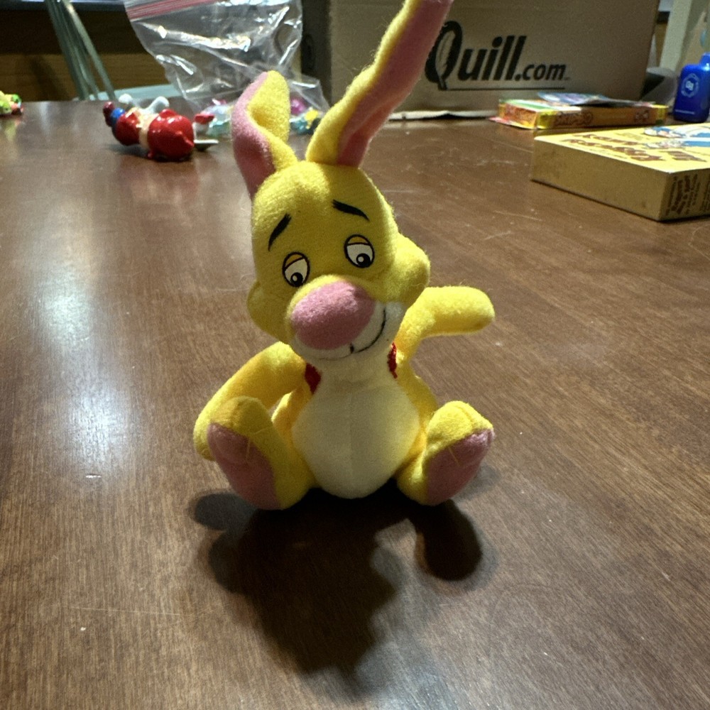 Winnie The Pooh Yellow Rabbit Arcotoys Mattel Plush 9