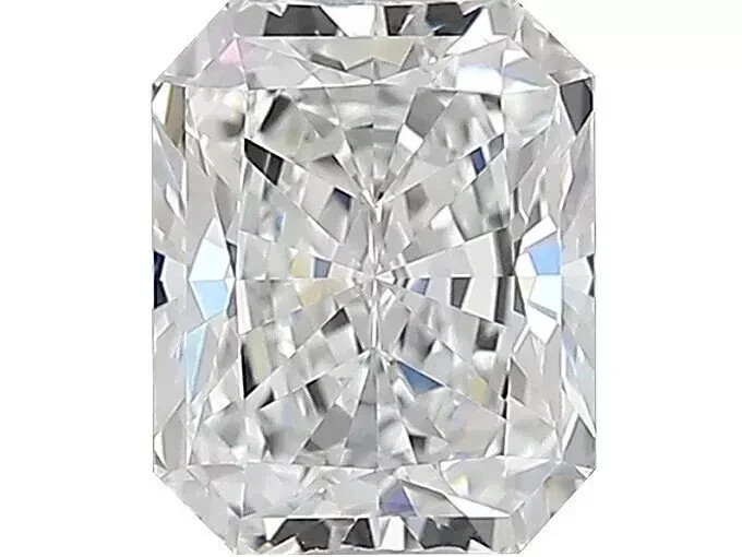 Loose Lab-Grown CVD Diamond 4 Ct Radiant Cut VVS1 - F Certified Diamond