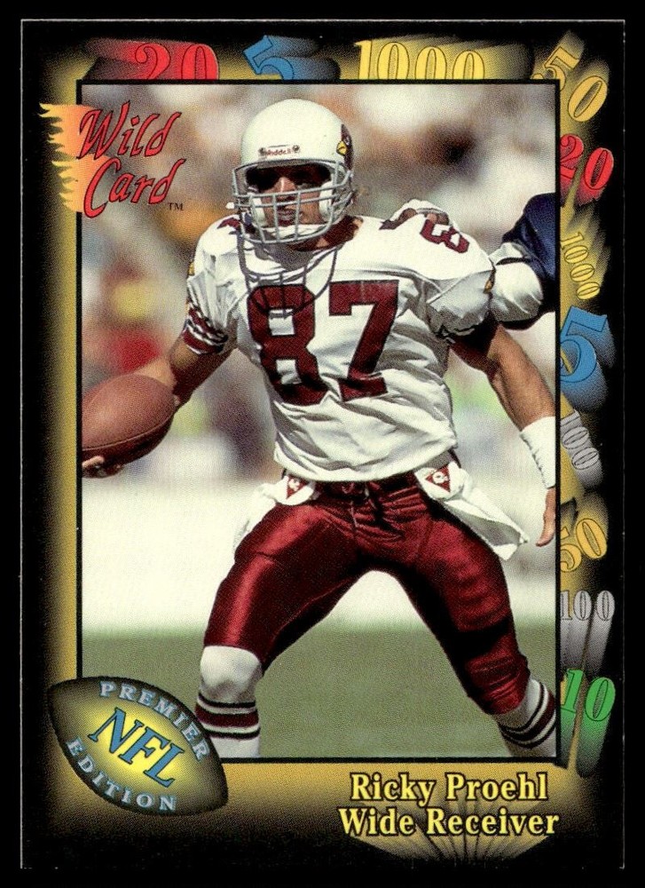 1991 Wild Card Ricky Proehl Phoenix Cardinals #79