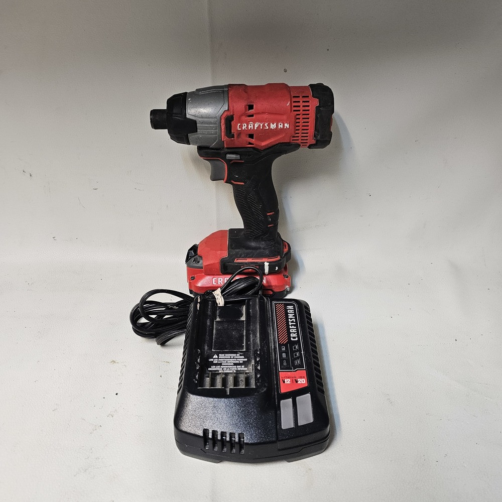 CRAFTSMAN CMCF800 1/4-Inch Drive Cordless Impact Drill with Charger