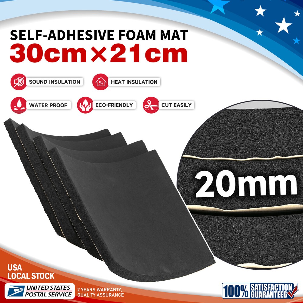 Auto Door Engine Hood  Sound Self-adhesive Noise Heat Insulation Deadening Mat