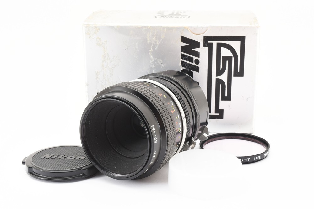 [Near MINT] Nikon Micro Nikkor P.C Auto 55mm f/3.5 Macro MF Lens From JAPAN #291