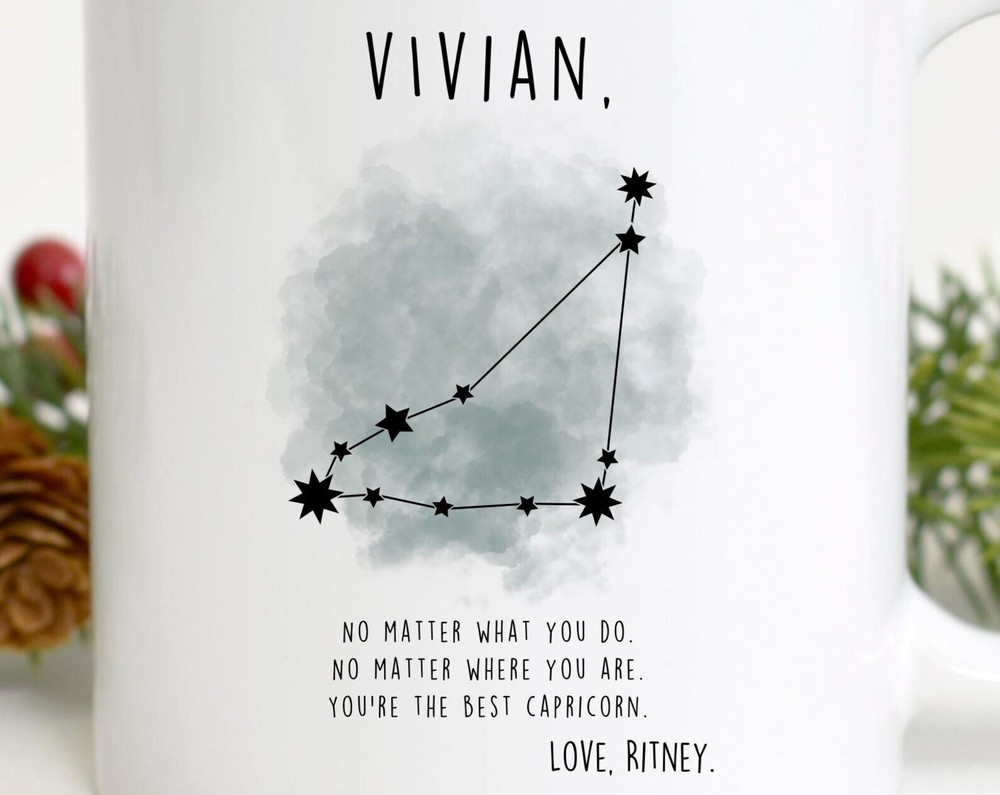 Capricorn Zodiac Mug Capricorn Birthday Mug Capricorn Christmas Mug Funny Capric