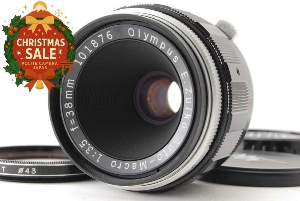 [Christmas Sale] Olympus E.Zuiko Auto Macro 38mm F3.5 For PEN F FT FV Gift JAPAN-image