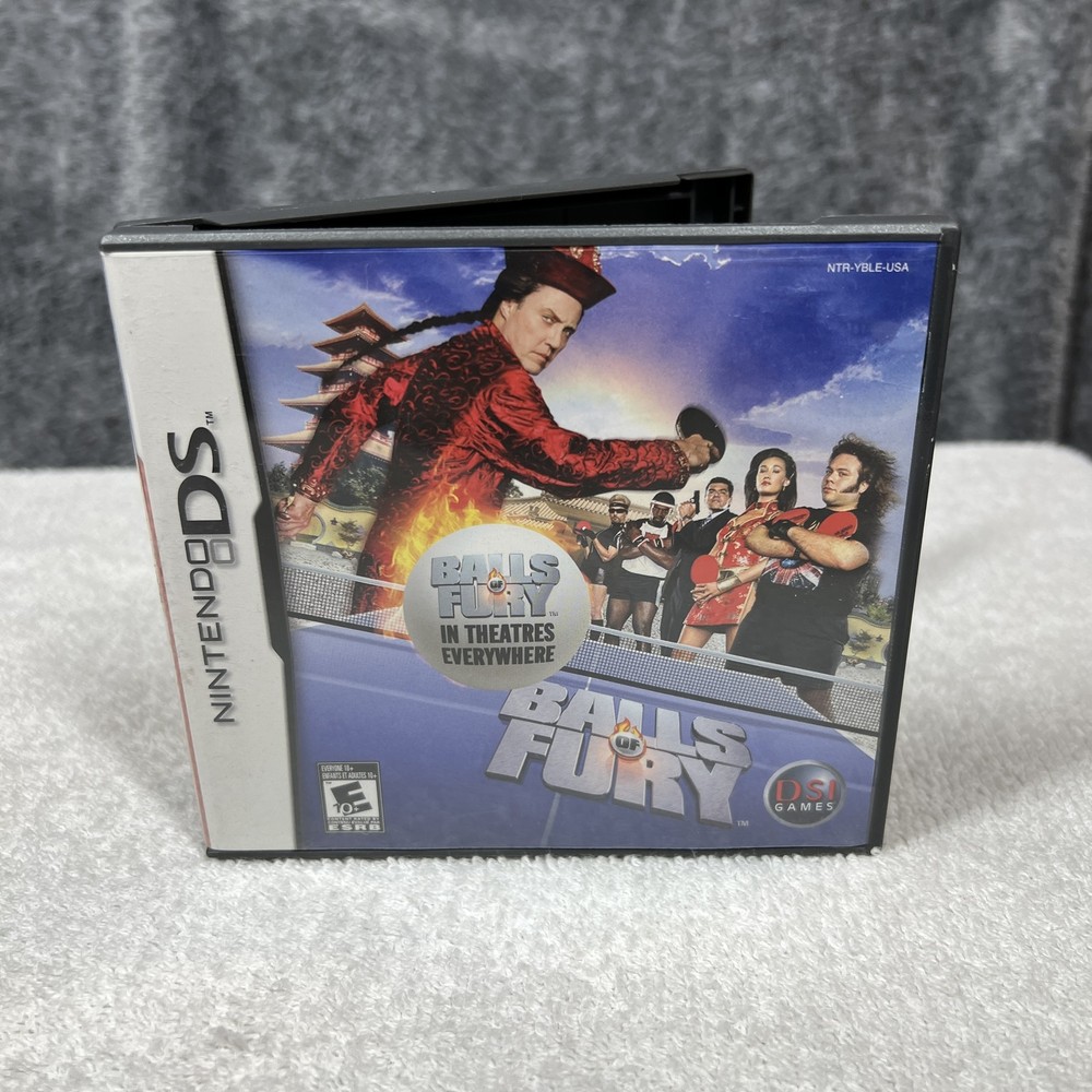 Balls of Fury Nintendo DS CIB Complete Ping Pong Comedy Action Game Tested