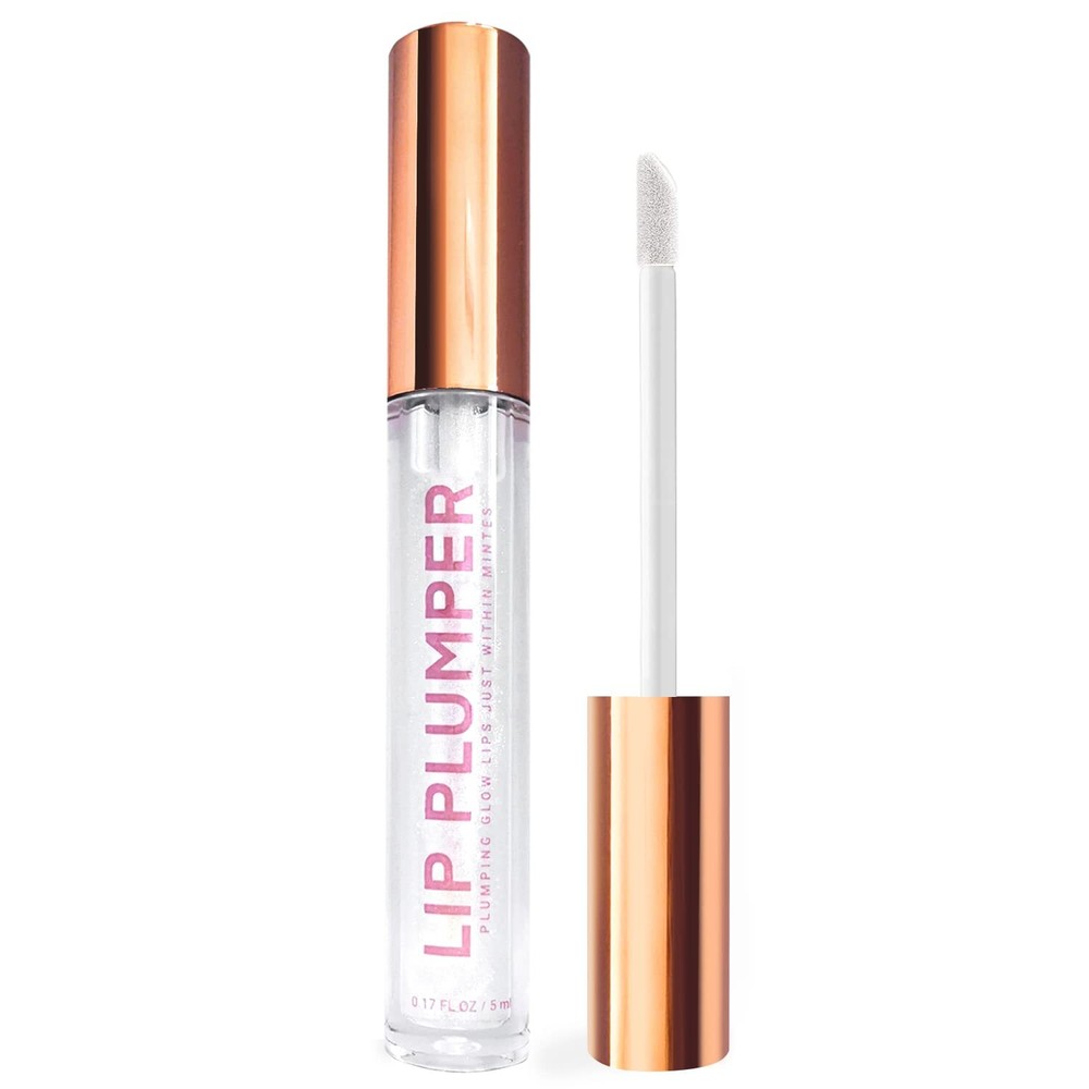 Lip Plumper Gloss, Clear Gloss, Lip Care Serum, Lip Mask: Fuller, Hydrated