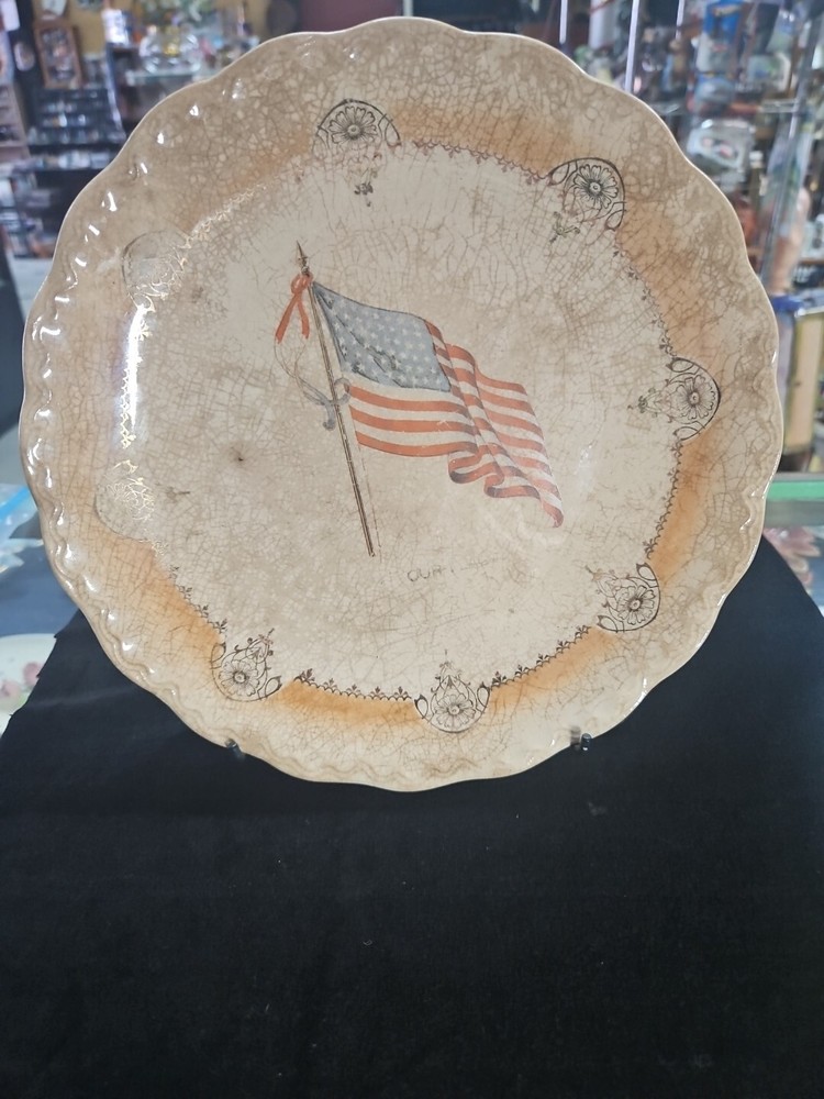 Vintage Our Flag Poster by D.E. McNicol East Liverpool 1018 Design