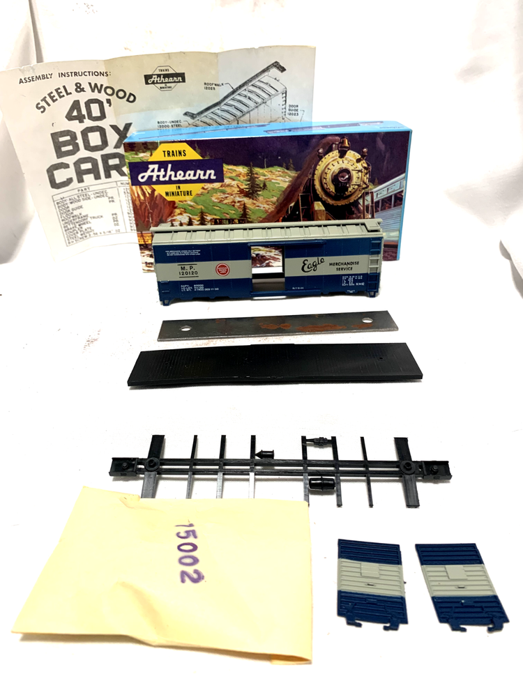 Bev-Bel Corp 1143 40' Boxcar HO Missouri Pacific Lines Eagle Merchandise DG452