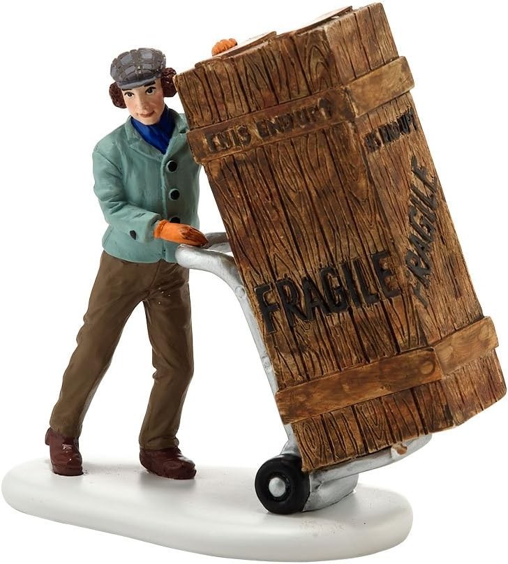 Department 56 Resin A Christmas Story Village Fragile Delivery Accessory Figurin