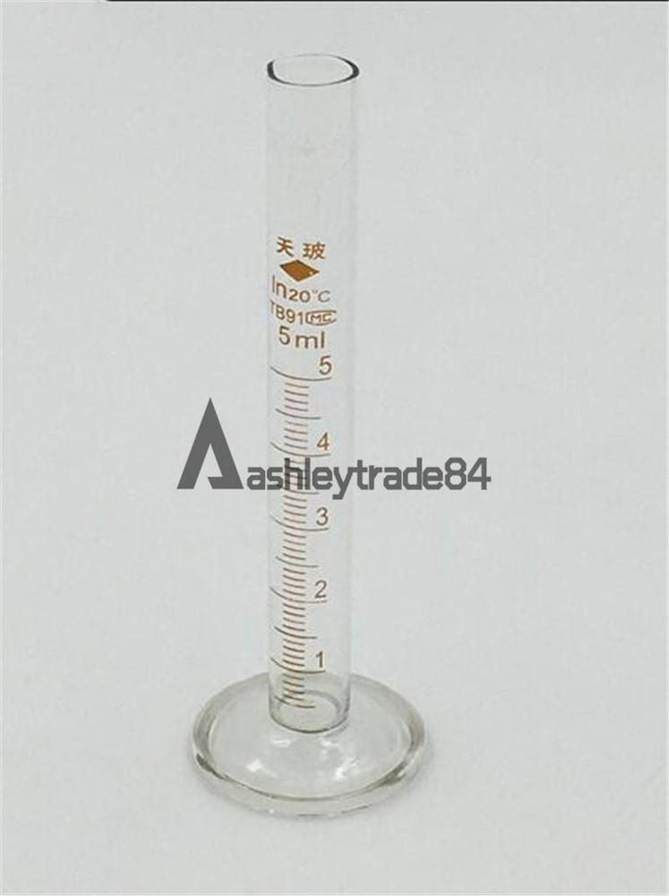 5mL Borosilicate Graduated Measuring Cylinder for Lab Use