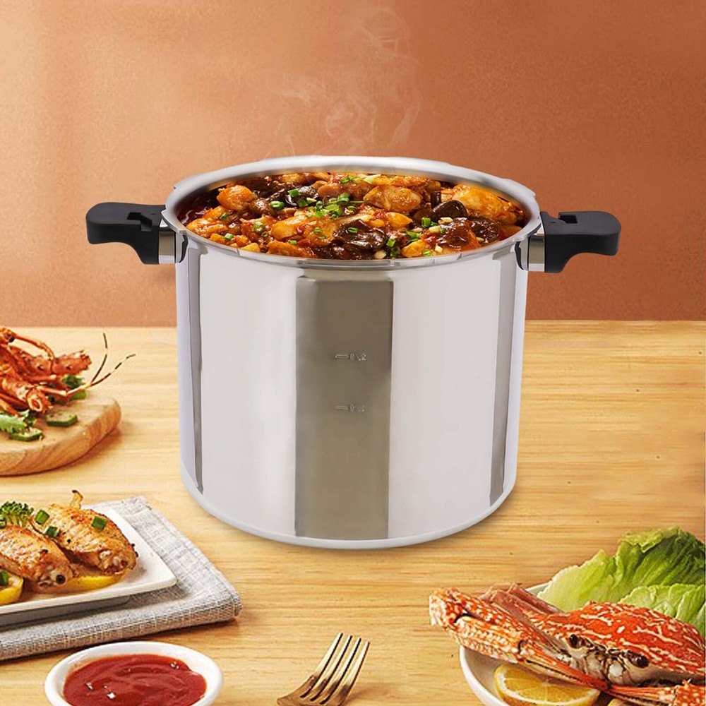 22L Pressure Cooker Aluminium Alloy Pressure Canner 90kpa Pressure with Lid