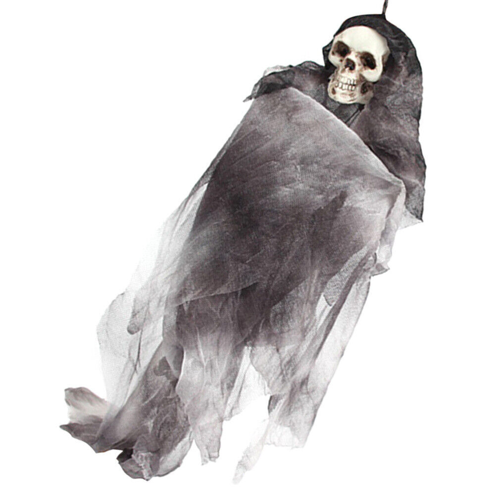 Spooky Flying Skull Ghost Halloween Hanging Decor
