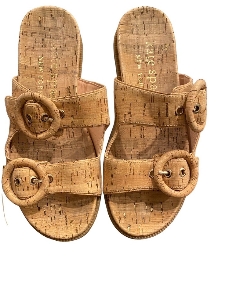 Kate Spade Rhodes Cork Slide Sandals Size 8