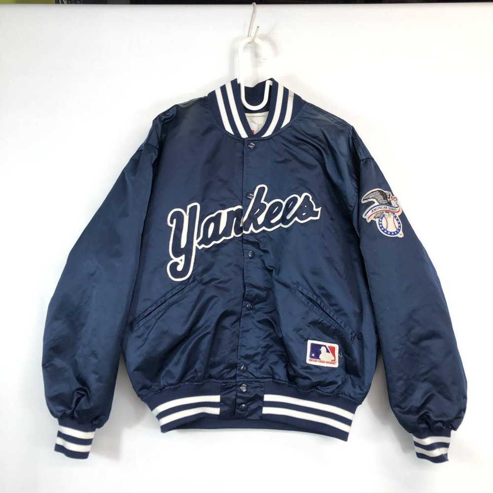 FELCO 90s Yankees 70th Anniversary Stadium Jacket L Dark Navy US Made