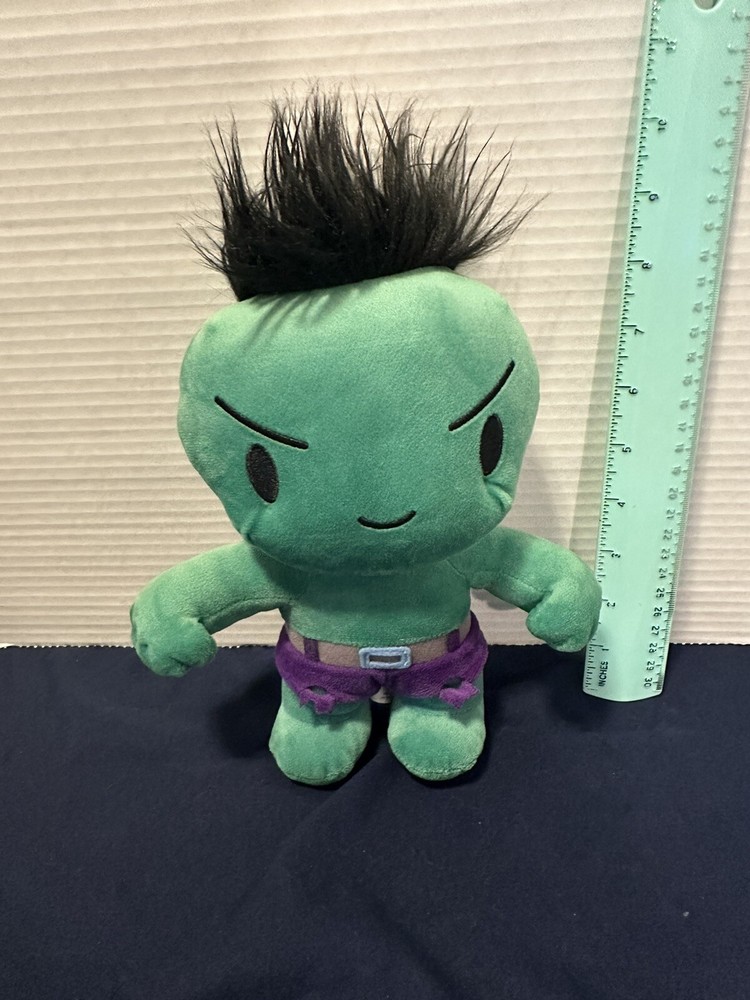 Marvel Kids Universal Studios Baby Incredible HULK Grn Stuffed Plush Toy Doll