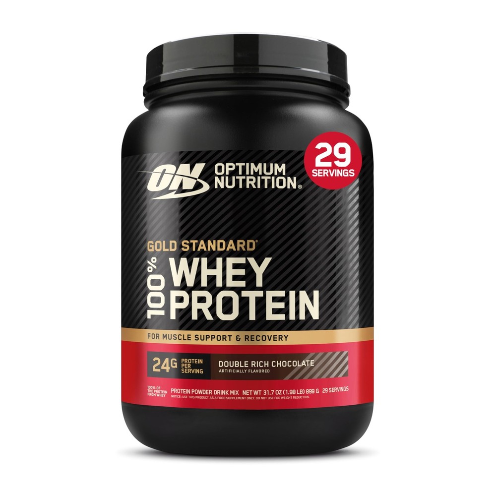 Optimum Nutrition Gold Standard 100% Whey Protein Powder, Double Rich Chocolate